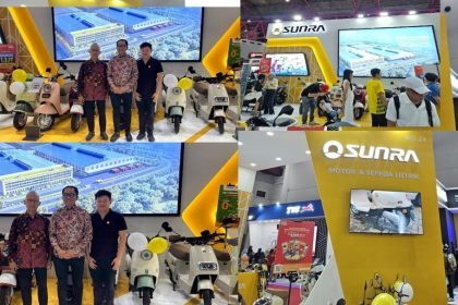 Deputy Minister of Industry Faisol Riza Visits Sunra Booth at Jakarta Fair Kemayoran 2025