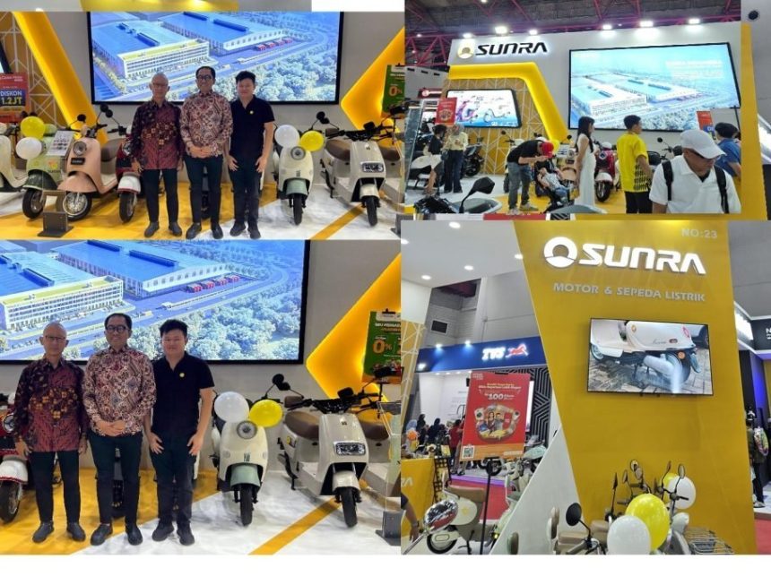 Deputy Minister of Industry Faisol Riza Visits Sunra Booth at Jakarta Fair Kemayoran 2025
